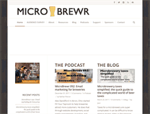 Tablet Screenshot of microbrewr.com